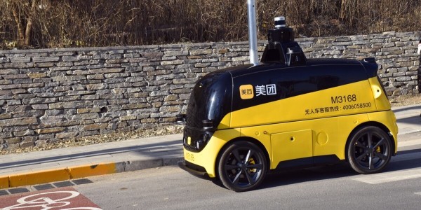 美團無人配送車馳援上海 疫情防控或加速無人配送落地（1）