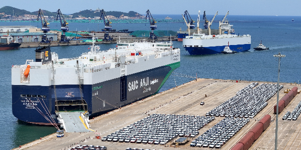 中國汽車出口連續2年位居全球第一